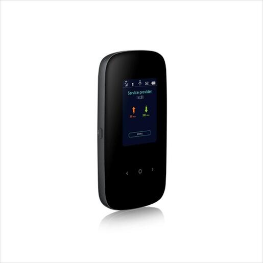 NET ROUTER WIRELESS 4G dual-band ZYXEL LTE2566-M634 Up to 300/50 Mbps, display, 10 hours continuous working hours, up to 32 users, BLACK