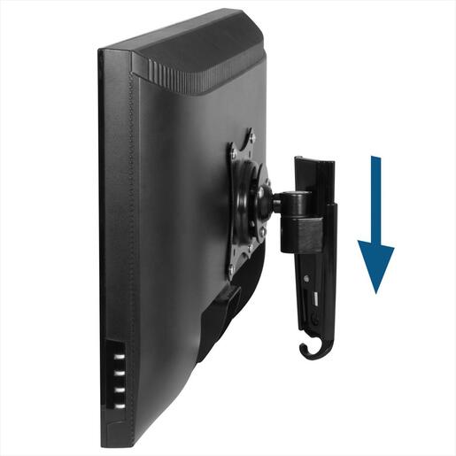MONITOR WALL MOUNT ARCTIC W1A, 1 MONITOR 13"-43", VESA 100/75mm, Tilt, Swivel, Rotation, 20kg, ORAEQ-MA005-GB
