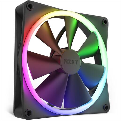 COOLERS CASE FAN 140mm NZXT F140 RGB BLACK , RF-R14SF-B1