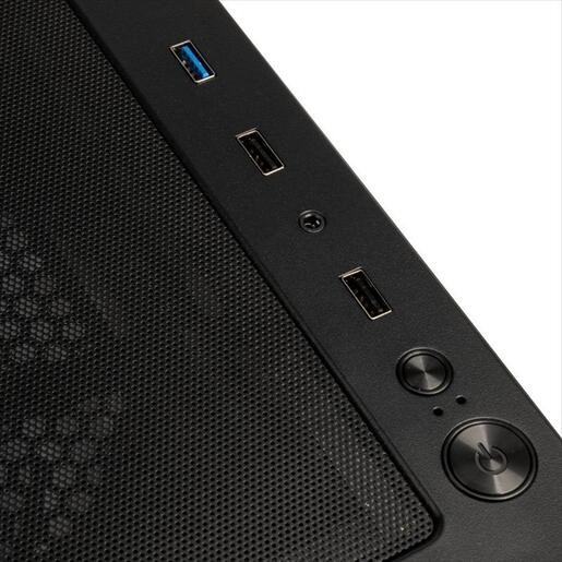 CASE KOLINK ATX OBSERVATORY MX Mesh ARGB w/Tempered glass, 2x140mm, 3x120mm UMBRA A-RGB fan, black