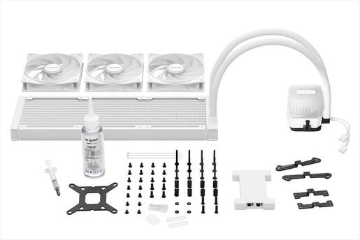 COOLERS CPU AIO BE QUIET! LIGHT LOOP 360 White, 3x120mm Light Wings LX 120mm ARGB PWM, w/REFFIL OPTION, ARGB LED on pump, w/ARGB HUB, BW023