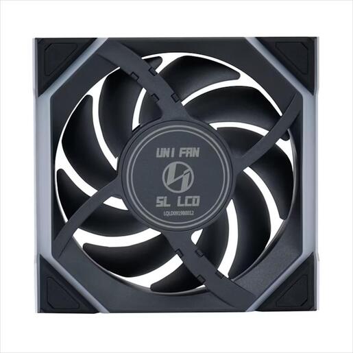 COOLERS CASE FAN 120mm LIAN LI UNI FAN SL Wireless LCD 120 Reverse Blade A-RGB PWM, Black, 12RSLLCD1W1B