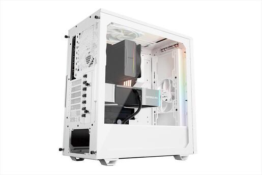 CASE BE QUIET! ATX Mid-Tower Pure Base 501 DX, 3x140mm Pure Wings 3, ARGB Front Strip, White BGW77