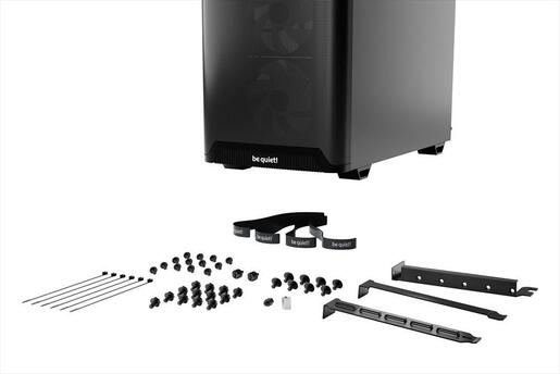 CASE BE QUIET! ATX Mid-Tower Pure Base 501 LX, 4x120mm Light Wings LX ARGB, Front mesh, ARGB/PWM controller, Black BGW78