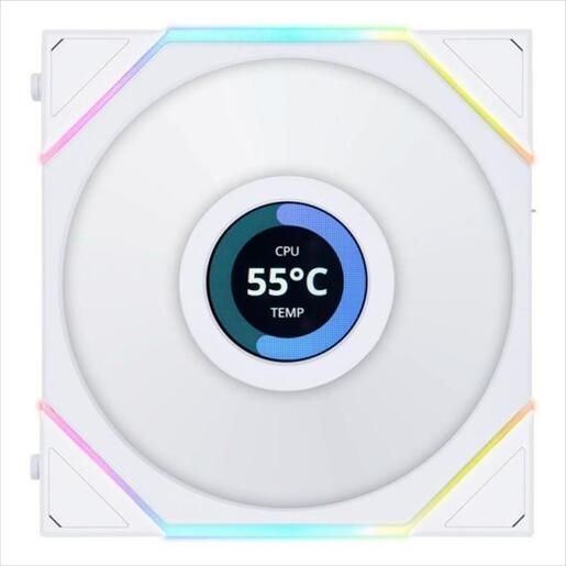 COOLERS CASE FAN 120mm LIAN LI UNI FAN TL LCD 120 A-RGB 1900 RPM PWM, White, 12TLLCD1W
