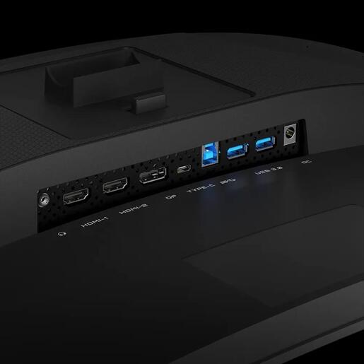 MONITOR 31,5" GIGABYTE M32QC, 170Hz, 2560x1440, VA, HDR400, DP, 2xHDMI, Type-C, x3 USB 3.0, Adaptive-Sync, Freesync Premium Pro , Black