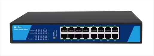 NET Switch DIEWU 16-port 10/100/1000 TXE264B 13" METAL
