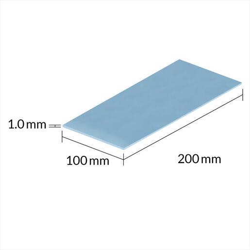 PAD THERMAL ARCTIC TP-3 TC: 7.6 W / mk ACTPD00059A, 200 x 100 x 1.0 mm (pack of x2)
