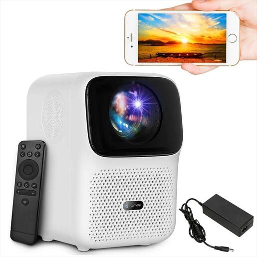 PROJECTOR WANBO T4 Android 9.0,450Ansi 2000:1,FHD (1920x1080), 4:3, 16:9, HDMI, USB 2.0, WIFI 6, BT 5.0, 1GB RAM,16GB Storage, w/speakers