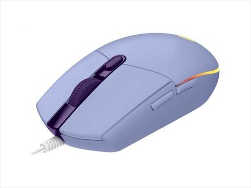 MOUSE WIRED USB LOGITECH G102 LIGHTSYNC RGB, LILAC 910-005854
