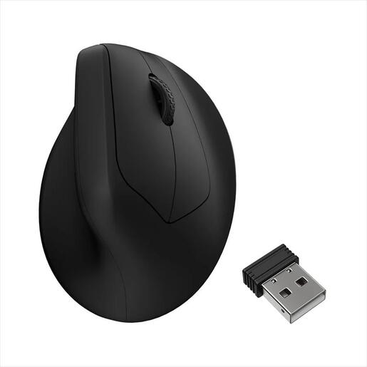 MOUSE WIRELESS KEYCHRON M5 Ergonomic Black, w/bluetooth, 30000 DPI  PixArt PAW3950 sensor, 8KHz, M5-A23