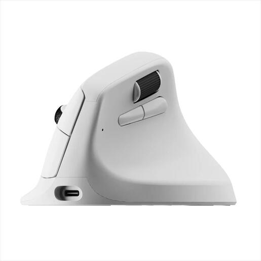 MOUSE WIRELESS KEYCHRON M5 Ergonomic White, w/bluetooth, 30000 DPI  PixArt PAW3950 sensor, 8KHz, M5-A24