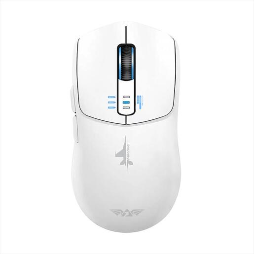 MOUSE WIRELESS USB ARMAGGEDDON MIRAGE V WHITE, 10000 CPI, 82 g, 3 Mode connection (2.4GHZ, Bluetooth 5.0, Wired)