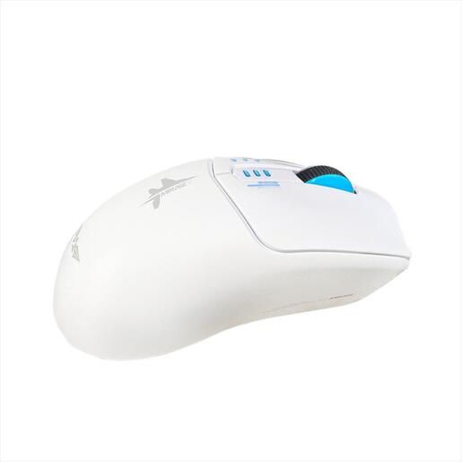 MOUSE WIRELESS USB ARMAGGEDDON MIRAGE V WHITE, 10000 CPI, 82 g, 3 Mode connection (2.4GHZ, Bluetooth 5.0, Wired)