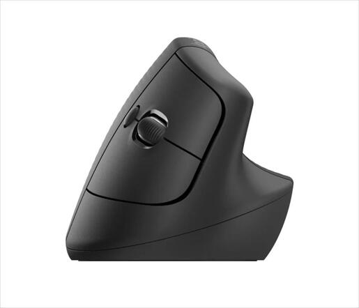 MOUSE WIRELESS LOGITECH LIFT VERTICAL ERGONOMIC OPTICAL w/ Bluetooth Logi Bolt, Graphite, business, 910-006494