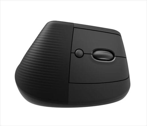 MOUSE WIRELESS LOGITECH LIFT VERTICAL ERGONOMIC OPTICAL w/ Bluetooth Logi Bolt, Graphite, business, 910-006494
