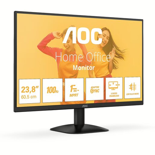 AOC 24B35HM2 24" IPS 100Hz, 1920x1080, HDMI, D-Sub монитор