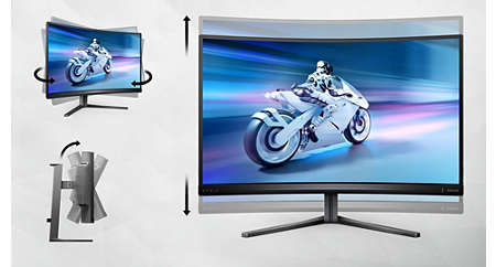 PHILIPS 27M2C5200W/00 27", VA Gaming 280 Hz,  1920x1080, HDMI x2 монитор