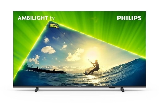 PHILIPS QLED TV 55PUS8209/12, 4K Ultra HD, Titan OS Smart TV, 4K Ambilight, Pixel Precise Ultra HD, Dolby Atmos, HDMI VRR