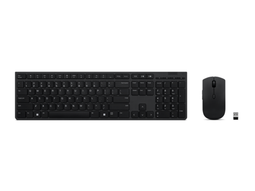 Lenovo Professional Wireless Rechargeable Keyboard and Mouse, 4X31K03968 тастатура и глувче