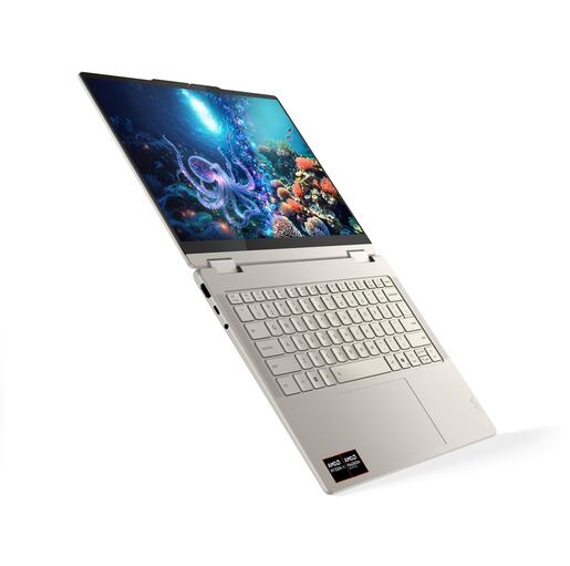 Lenovo Yoga 7 2-in-1 14AKP10 Seashell (14" WUXGA,AMD Ryzen AI 5 340/24GB/Windows 11) 83JR001LRM лаптоп