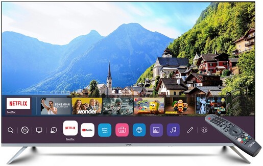 FOX LED TV 75WOS625D, 4K Ultra HD, Frameless, WebOS 5.0, Smart TV, Magični daljinski AirMouse, Air Play