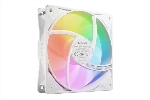 COOLERS CASE FAN 120mm BE QUIET! LIGHT WINGS LX PWM 1.500rpm, Reverse White, BL133