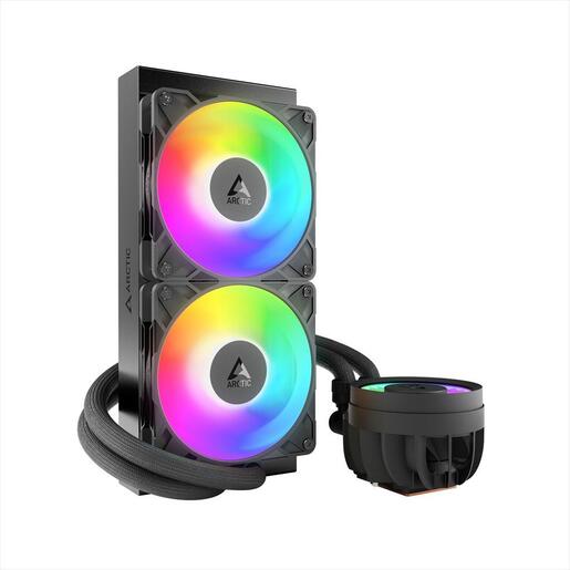 COOLERS CPU AIO ARCTIC LIQUID FREEZER III PRO 240 Black, 2x120mm P12 PRO PWM PST A-RGB fans (3000 RPM), ACFRE00182A