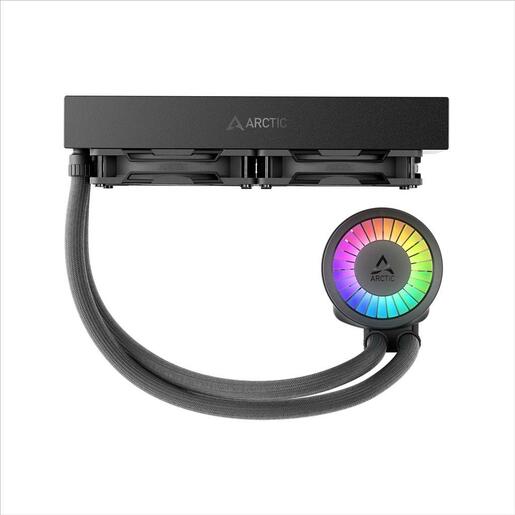 COOLERS CPU AIO ARCTIC LIQUID FREEZER III PRO 240 Black, 2x120mm P12 PRO PWM PST A-RGB fans (3000 RPM), ACFRE00182A