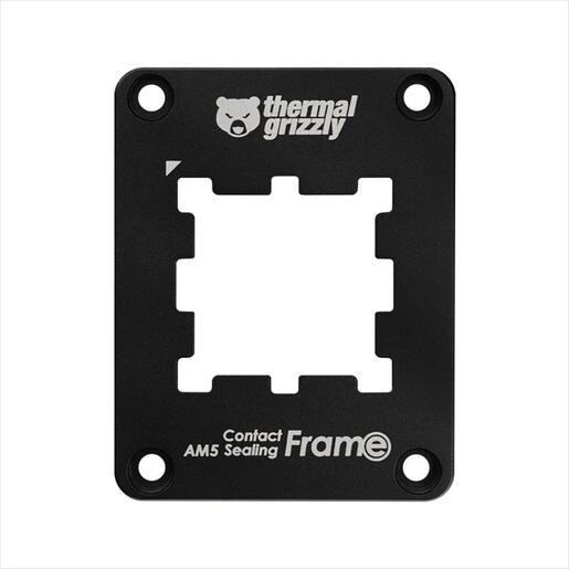 CONTACT CPU FRAME Thermal Grizzly Anodized aluminum AM5 Black TG-CSF-AM5