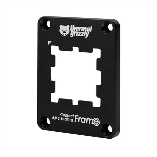 CONTACT CPU FRAME Thermal Grizzly Anodized aluminum AM5 Black TG-CSF-AM5
