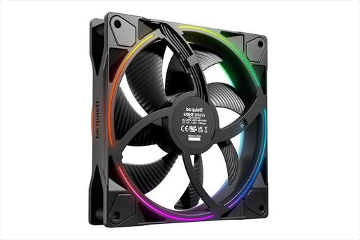 COOLERS CASE FAN 140mm BE QUIET! LIGHT WINGS LX PWM 1.300rpm, Reverse Black, BL134