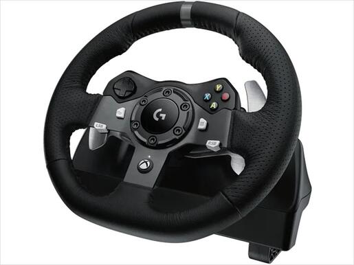 GAME WHEEL LOGITECH G920 DRIVING FORCE w/ pedals, for Xbox One, PC, 941-000123
