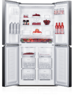 BEKO GNO46623XBR, D, 466L, 39dB Side-by-Side фрижидер