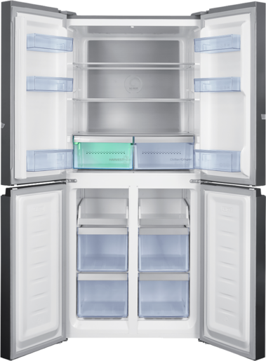 BEKO GNO46623MXPN, 466L, D, 39dB Side-by-Side фрижидер