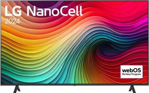 LG LED TV 55NANO81T3A, 4K Ultra HD, Smart TV, WebOS, ThinQ AI, α5 AI Processor 4K Gen7, HDR10 Pro