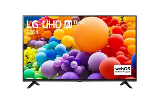 LG LED TV 43UT73003LA, 4K Ultra HD, Smart TV, WebOS, ThinQ AI, α5 AI Processor 4K Gen7, HDR10 Pro
