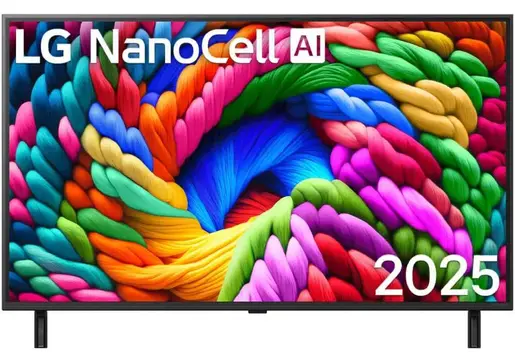 LG LED TV 55NANO90A3B, 4K Ultra HD, Smart TV, WebOS, ThinQ AI,а7 AI Processor 4K Gen8, HDR10 Pro