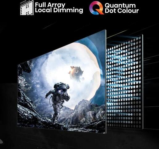 Hisense QLED TV 55E7NQ PRO, Smart TV, 4K UHD, DTS Virtual X, VIDAA Smart OS, Dolby Vision, Quantum Dot Colour, 144Hz Game Mode Pro