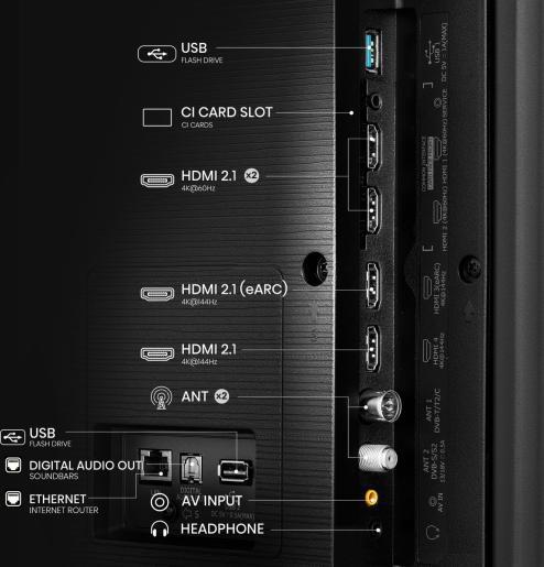 Hisense ULED Mini-LED TV 65U7NQ, Smart TV, 4K UHD, DTS Virtual X, VIDAA Smart OS, Dolby Vision IQ, Dolby Atmos, Quantum Dot Colour, Full Array Local Dimming