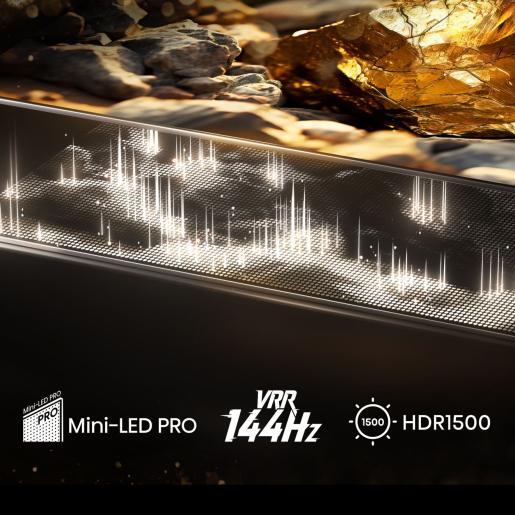 Hisense ULED Mini-LED TV 65U7NQ, Smart TV, 4K UHD, DTS Virtual X, VIDAA Smart OS, Dolby Vision IQ, Dolby Atmos, Quantum Dot Colour, Full Array Local Dimming