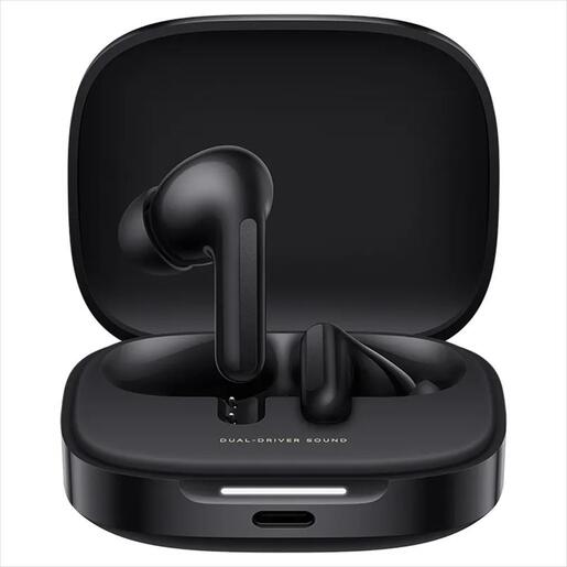 EARPHONES WIRELESS XIAOMI Redmi Buds 6 BLUETOOTH w/microphone, Night Black, BHR9251GL
