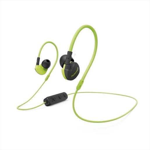 EARPHONES WIRELESS HAMA Freedom Athletics, Bluetooth w/microphone, Yellow 184119