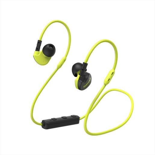 EARPHONES WIRELESS HAMA Freedom Athletics, Bluetooth w/microphone, Yellow 184119
