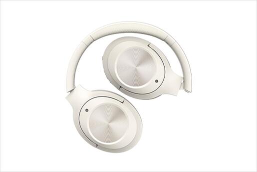 HEADPHONES WIRELESS A4TECH, Bluetooth w/microphone, Beige BH220