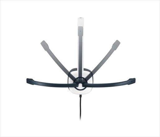 HEADPHONES LOGITECH H150 WHITE w/microphone 981-000350, 2x3.5mm