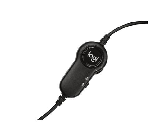 HEADPHONES LOGITECH H150 WHITE w/microphone 981-000350, 2x3.5mm