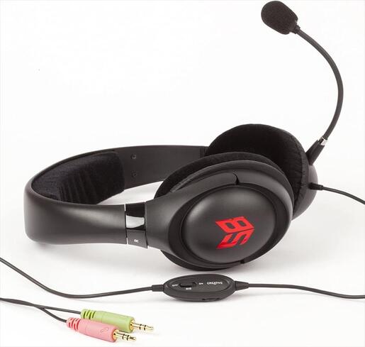 HEADPHONES CREATIVE SOUND BLASTER BLAZE w/Microphone 2x3.5mm