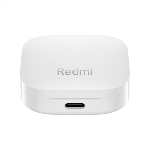 EARPHONES WIRELESS XIAOMI Redmi Buds 6 ACTIVE BLUETOOTH w/microphone, WHITE