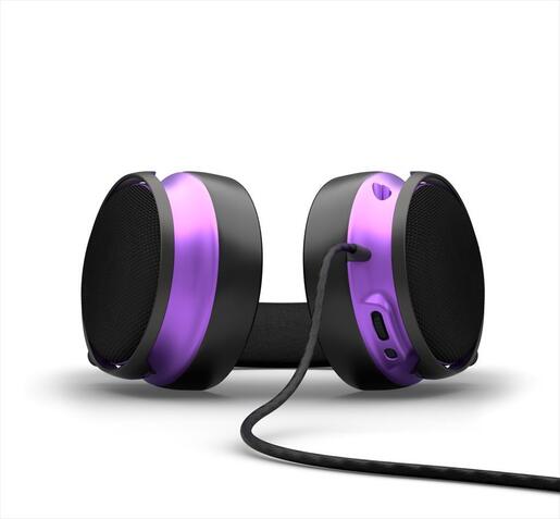 HEADPHONES DARK PROJECT Wired Gaming-Headset SONO w/Mic, 53mm neodymium driver, 1x3.5mm, Black/Violet